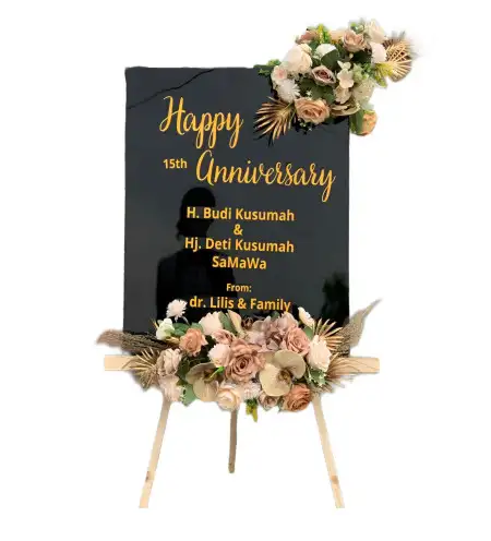 Papan Bunga Akrilik Wanamekar